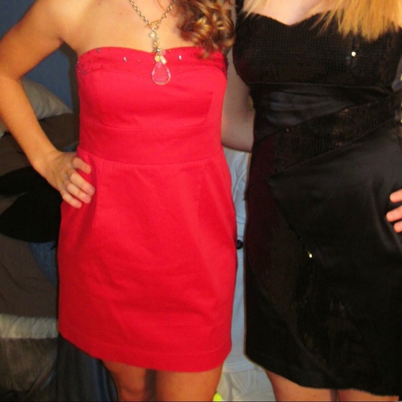 Red Free People Cocktail Dress - Picture 2 of 2